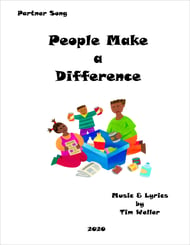 People Make a Difference Two-Part choral sheet music cover Thumbnail